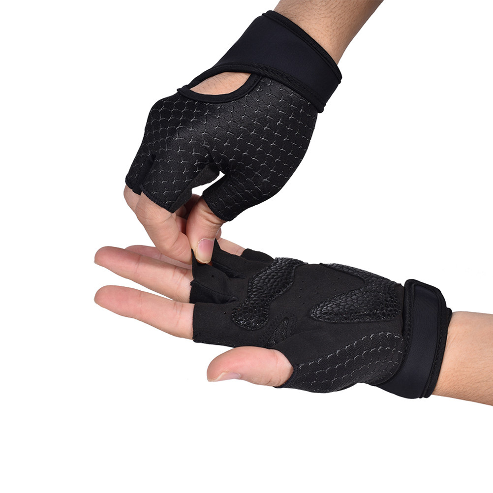 Yoga Fitness Training - 1Pair Fitness Gloves Half Finger Non