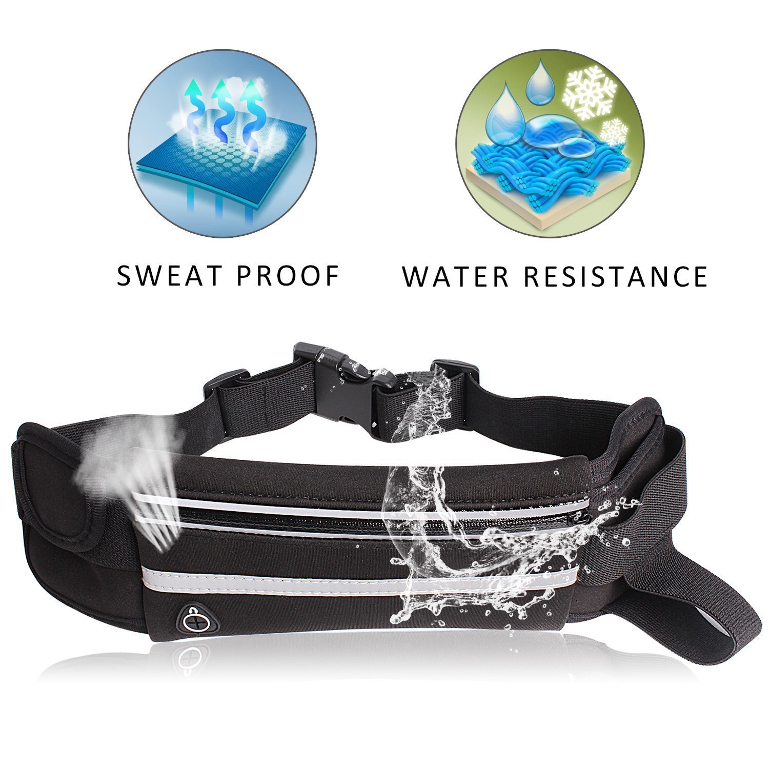 Sports Waist Fanny Pack Adjust - огляд і ціна Yoga Fitness Apple