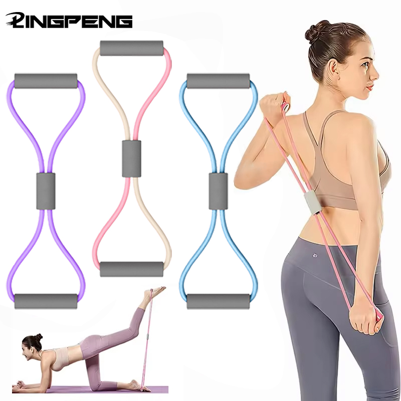 1Pcs Home Gym Elastic Band Por - огляд і ціна Yoga Fitness Resistance Band