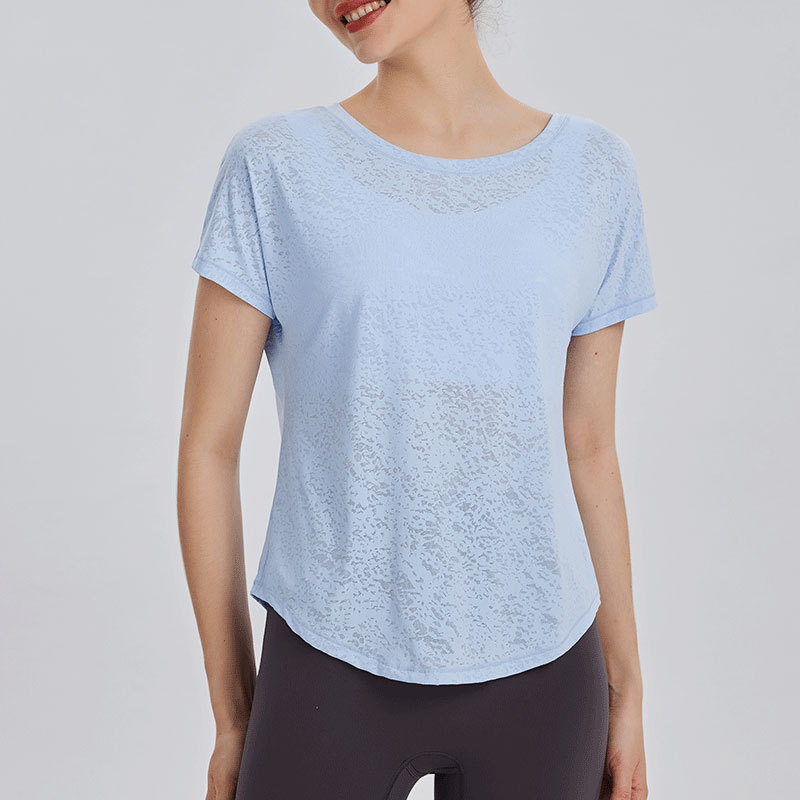 Women's Yoga T-Shirt Loose Spo - огляд і ціна Yoga Fitness Training