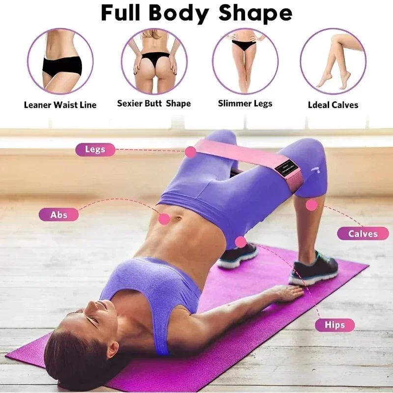 Fabric Resistance Hip Booty Ba - огляд і ціна Yoga Fitness Resistance Band