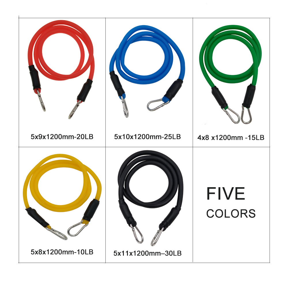 YOUGLE 11pcs/set Pull Rope Fit - огляд і ціна Yoga Fitness Resistance Band
