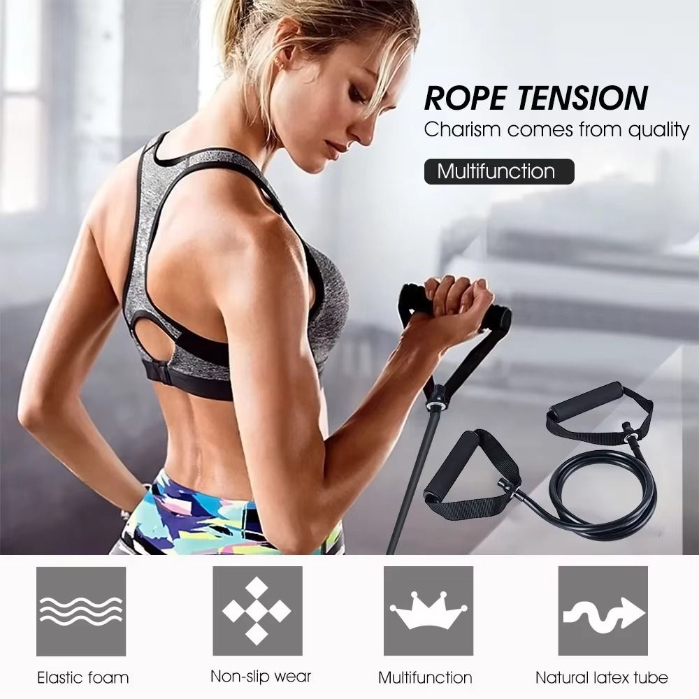 With Handles Resistance Bands  - огляд і ціна Yoga Fitness Resistance Band